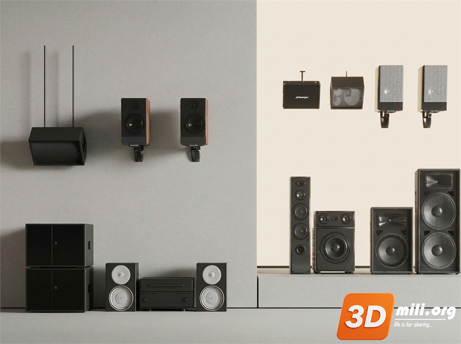 Audio tech 3D Models
